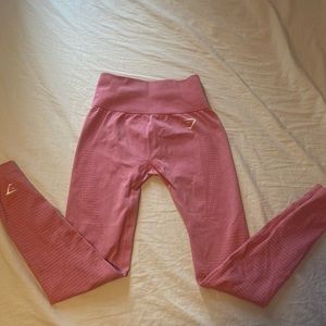 Pink XS gym shark leggings